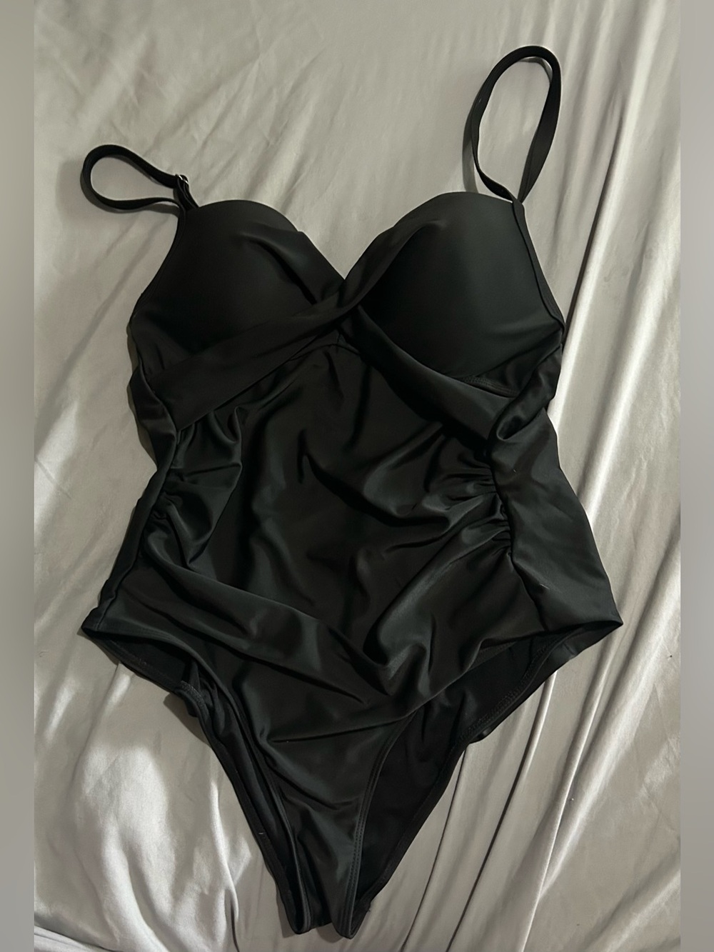 Black One-Piece Swimsuit